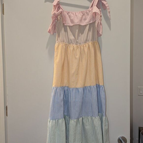 English Factory Multicolor Striped Maxi Dress - Picture 1 of 2